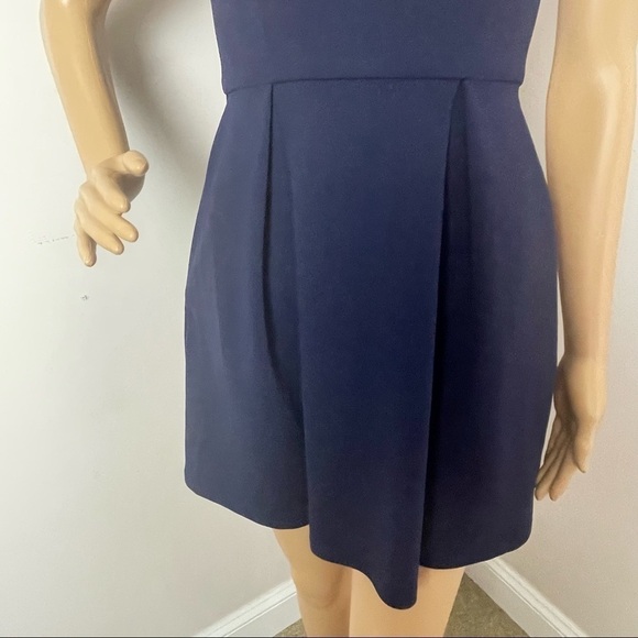 Speechless Mini Dress NWT Lace Cap Sleeves Blue XXS - Picture 4 of 16